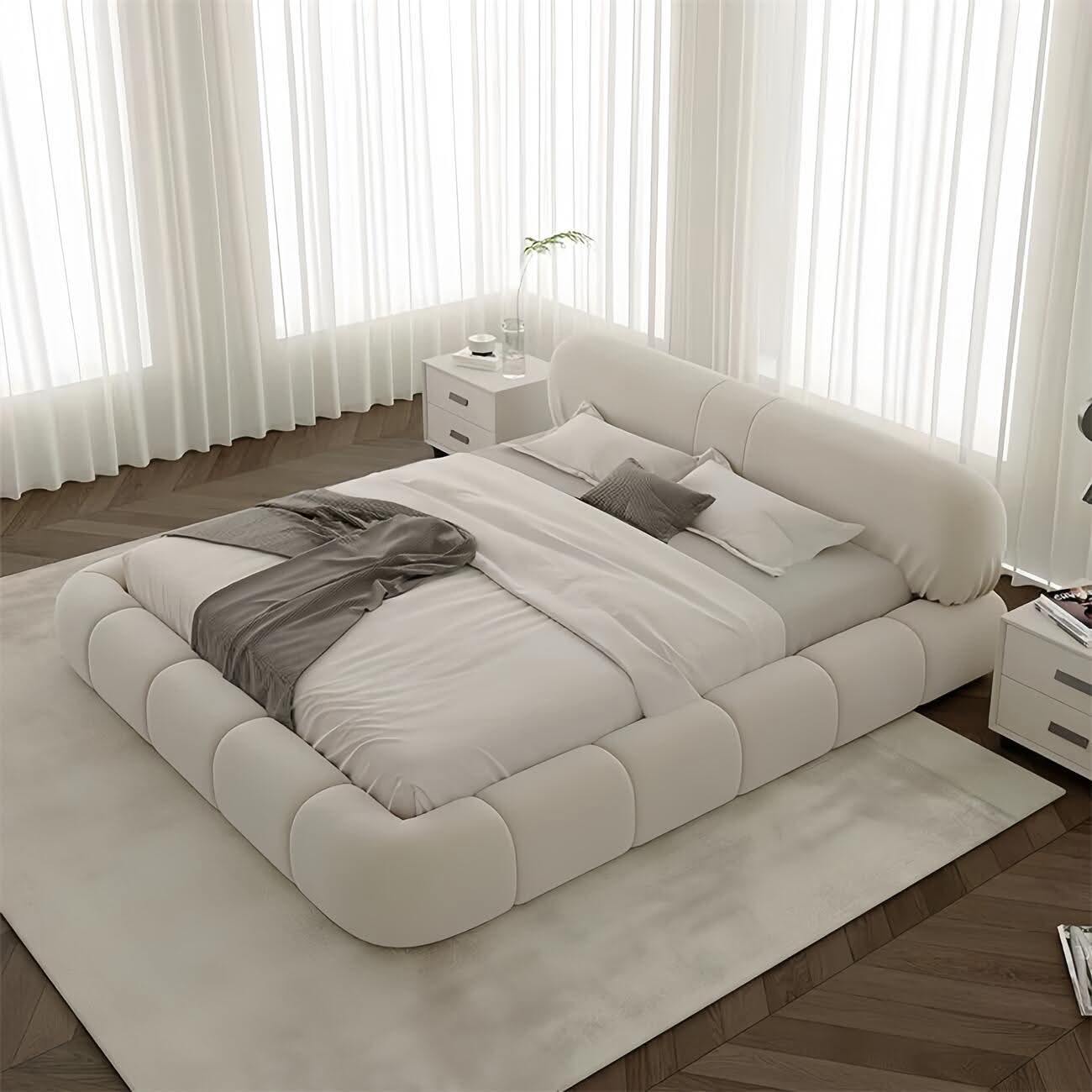 Buy Modern king size 180x200 Padded BedFrame