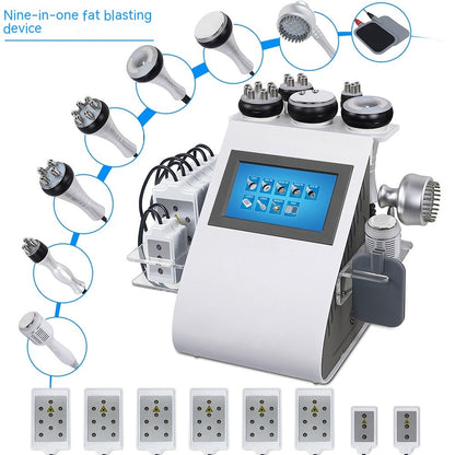 Nine-in-one 40K Ultrasonic Vacuum Negative-pressure Cosmetic Instrument